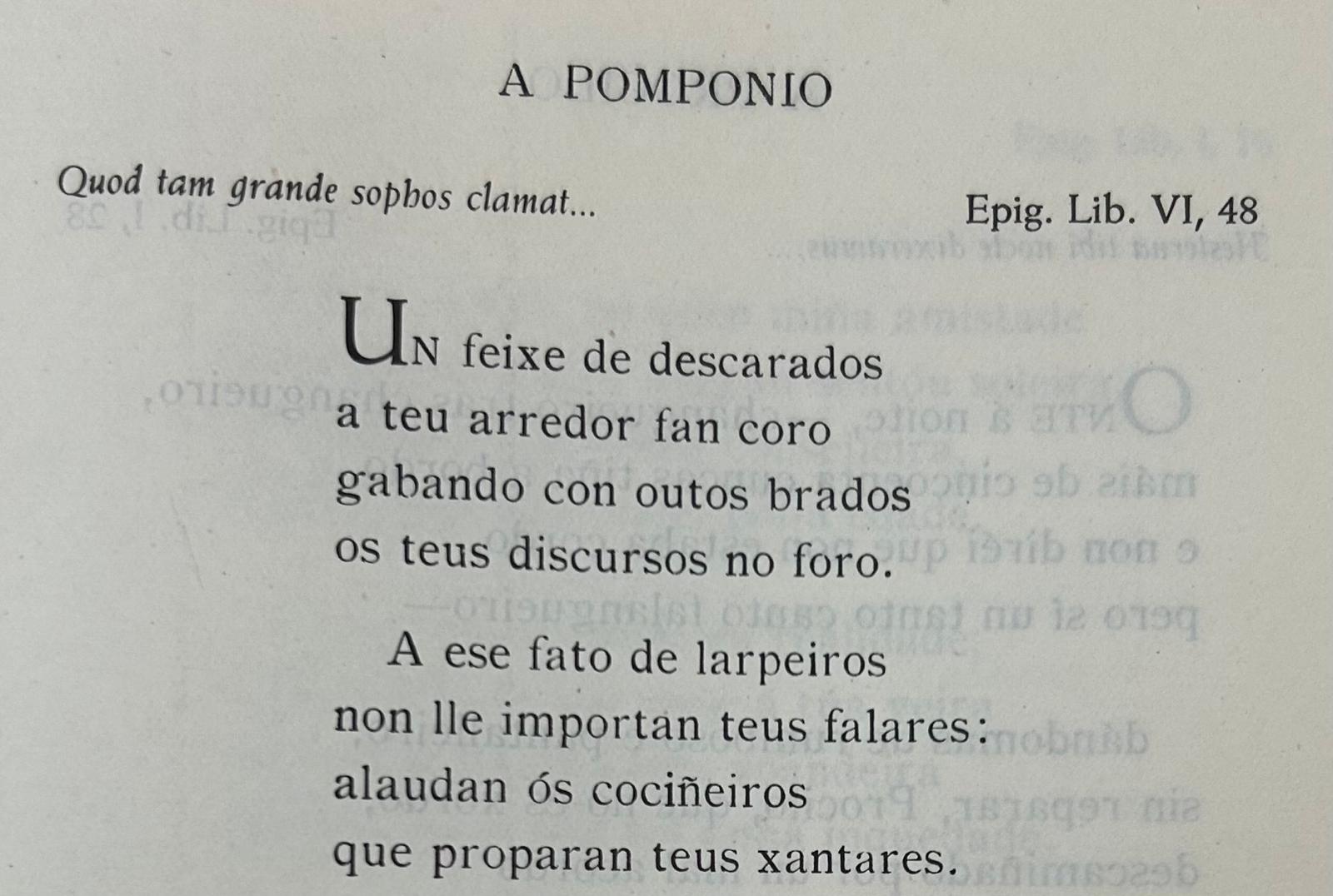 Epigrama 6,48 Epigrama 6,48