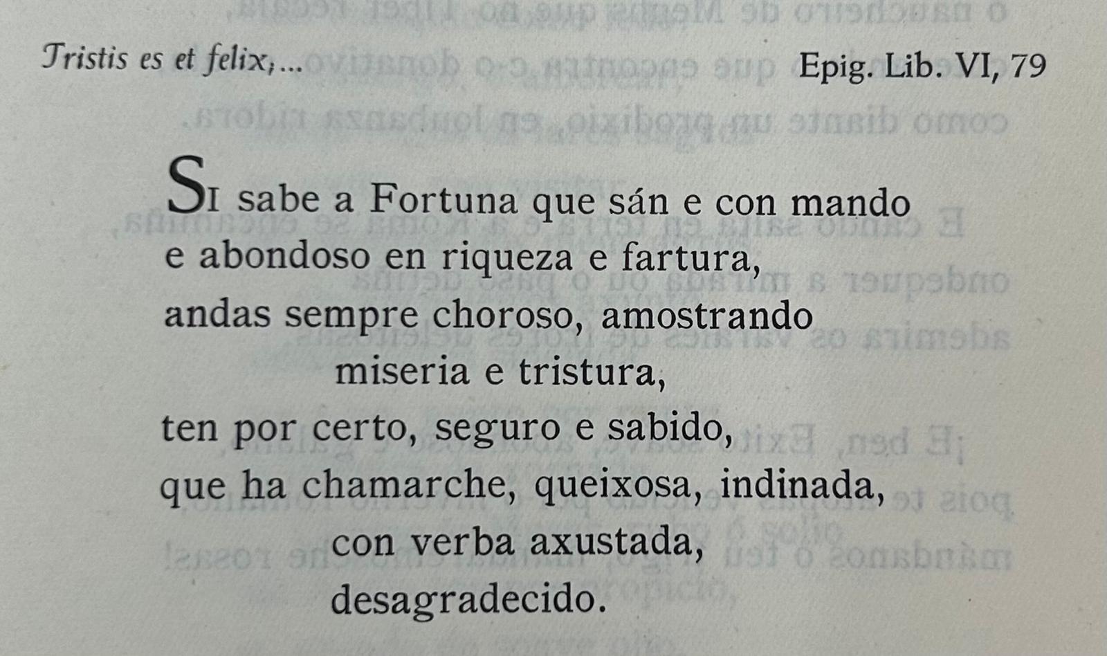 Epigrama 6,79 Epigrama 6,79