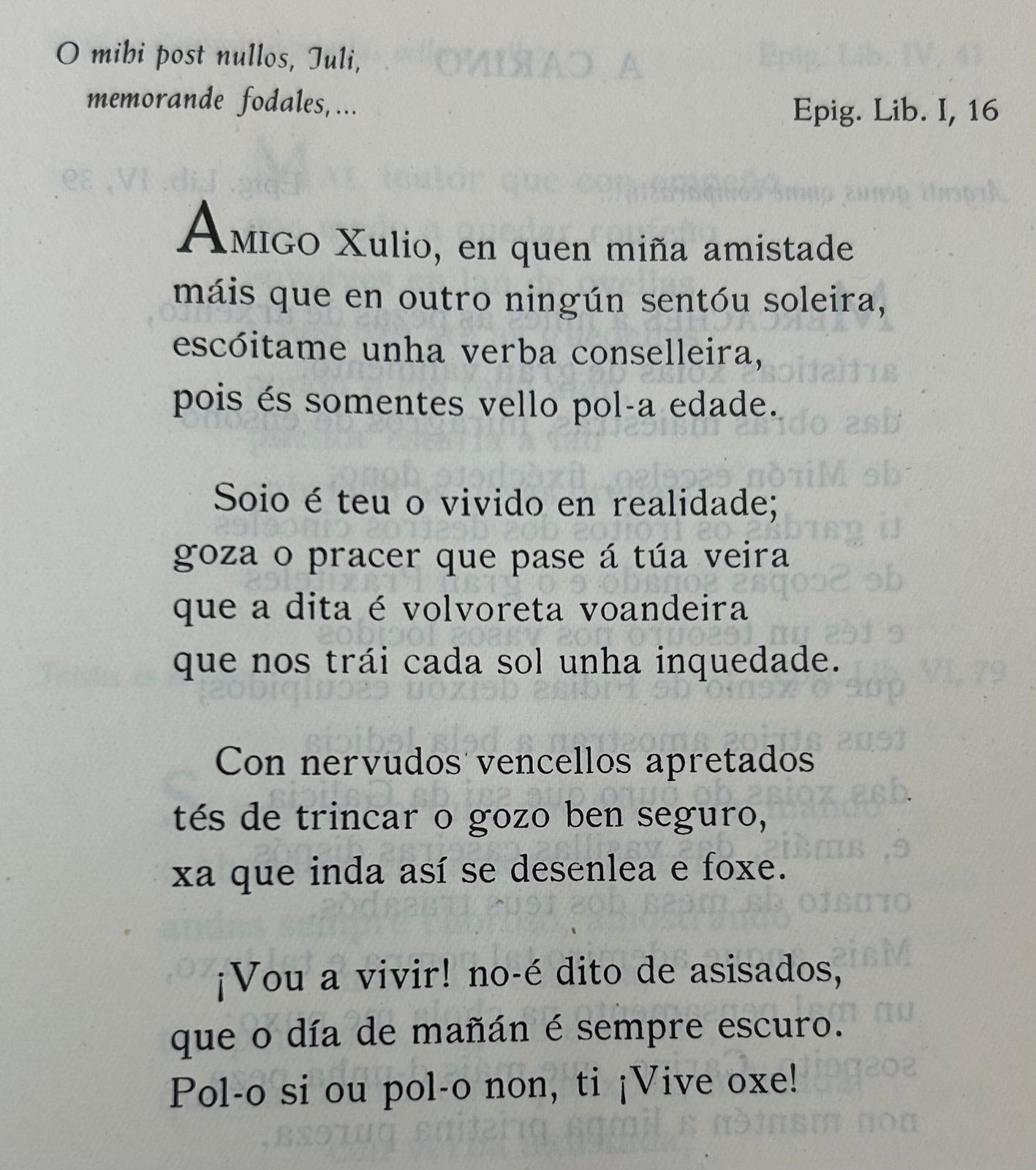 Epigrama 1,15 Epigrama 1,15