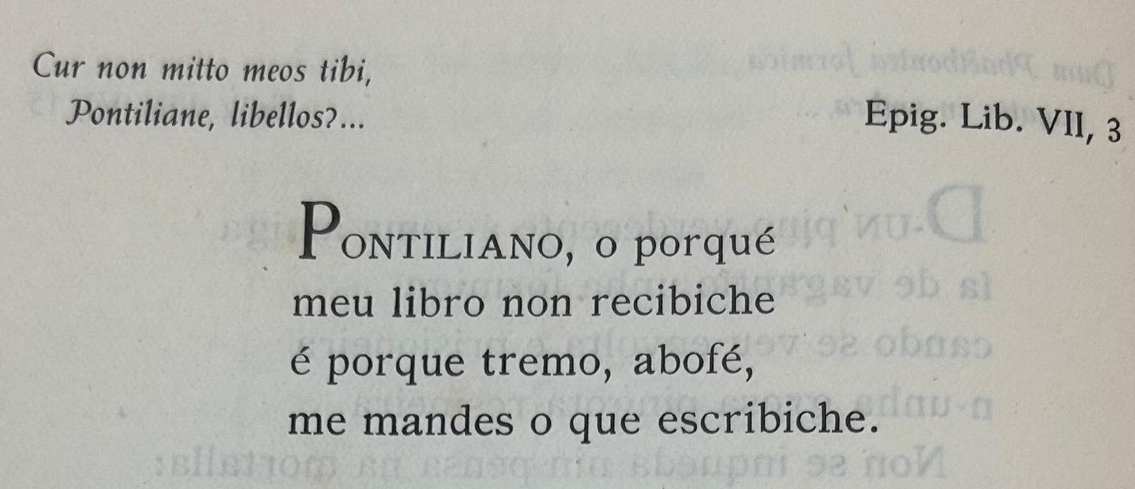 Epigrama 7,3 Epigrama 7,3