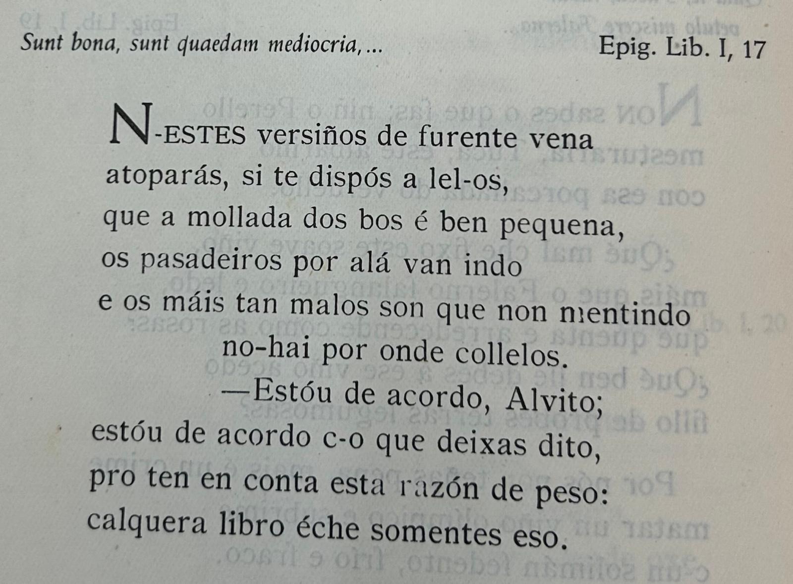 Epigrama 1,16 Epigrama 1,16