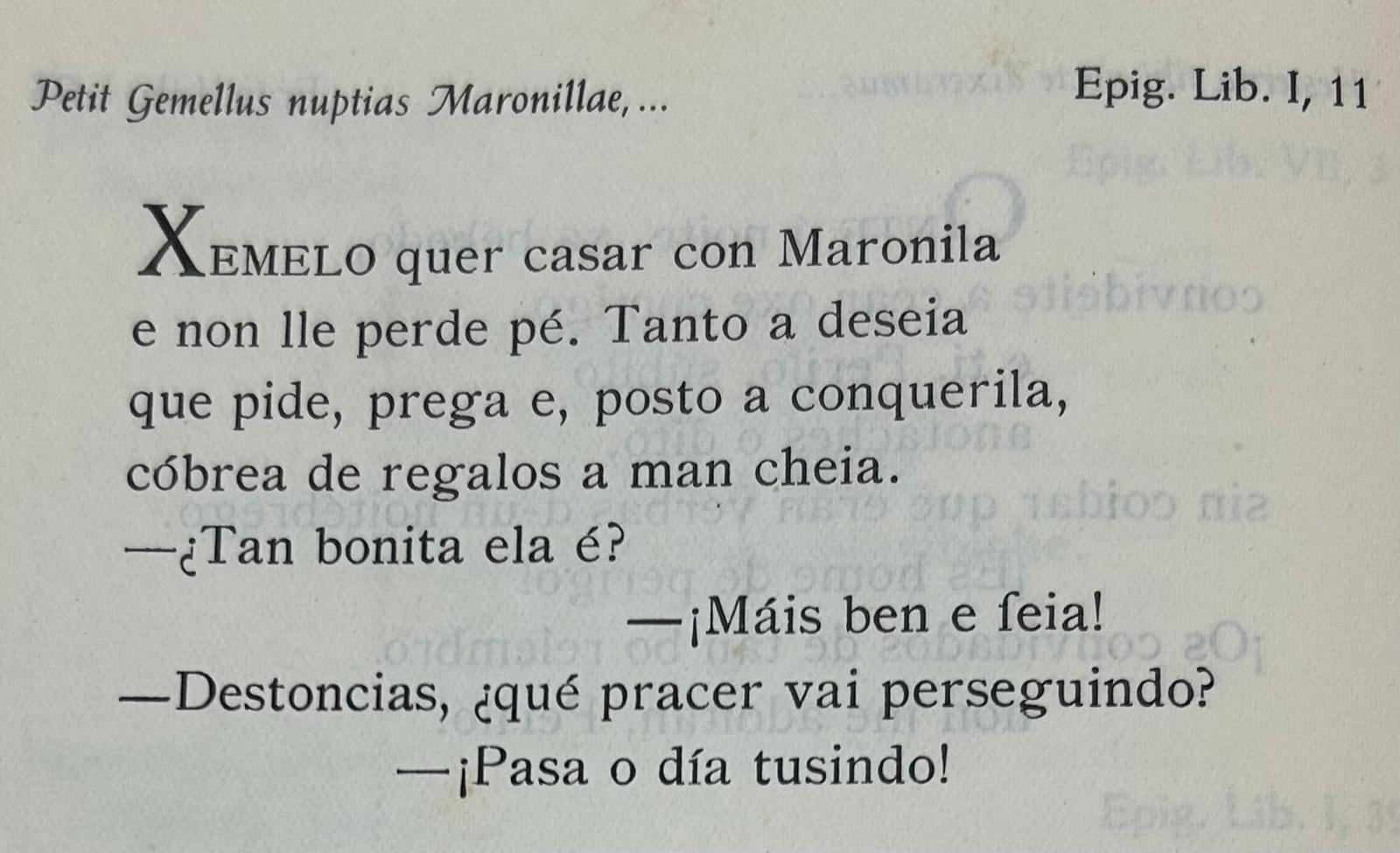 Epigrama 1,10 Epigrama 1,10